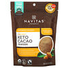 Organic Keto Cacao Powder, Unsweetened, 8 oz (227 g)