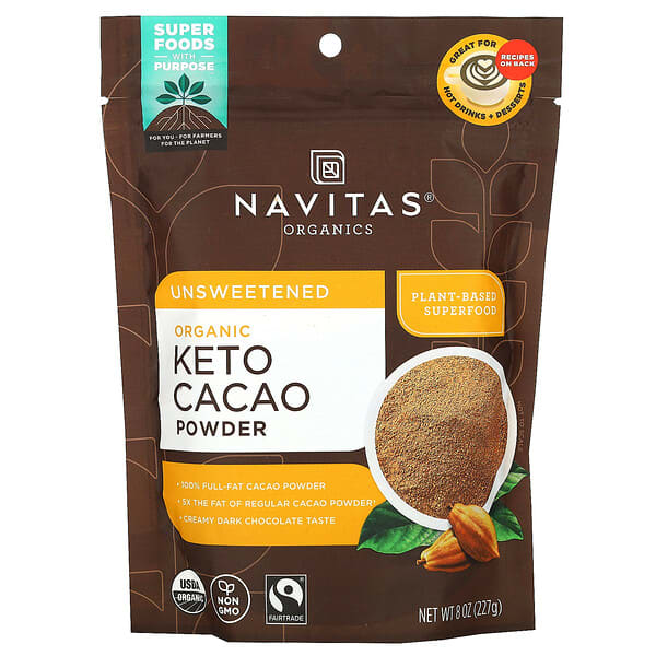 Navitas Organics, 有機生酮可可粉，8 盎司（227 克）
