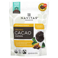 Navitas Organics, Organic Cacao Wafers, Unsweetened, 8 oz (227 g)