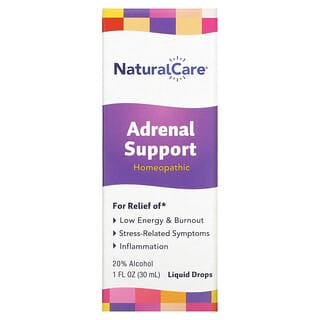 NatraBio, Adrenal Support Liquid Drops, 1 fl oz (30 ml)