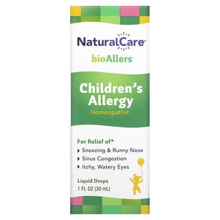 NaturalCare, BioAllers, Alergia en niños, 30 ml (1 oz. Líq.)