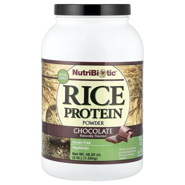 Rice Protein Powder, Chocolate, 3 lb (1.36 kg)