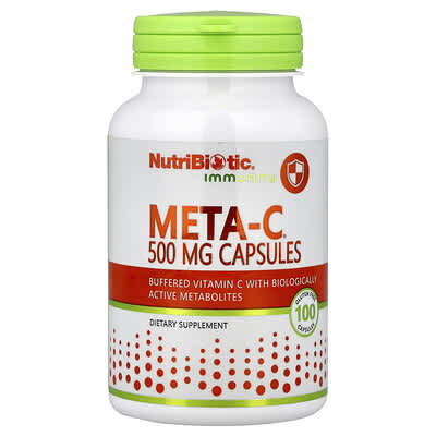 NutriBiotic, Body Defense, Meta-C®, 100 Gluten-Free Capsules