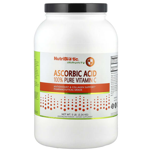 Immunity, Ascorbic Acid, 100% Pure Vitamin C, Crystalline Powder, 5 lb (2.26 kg)