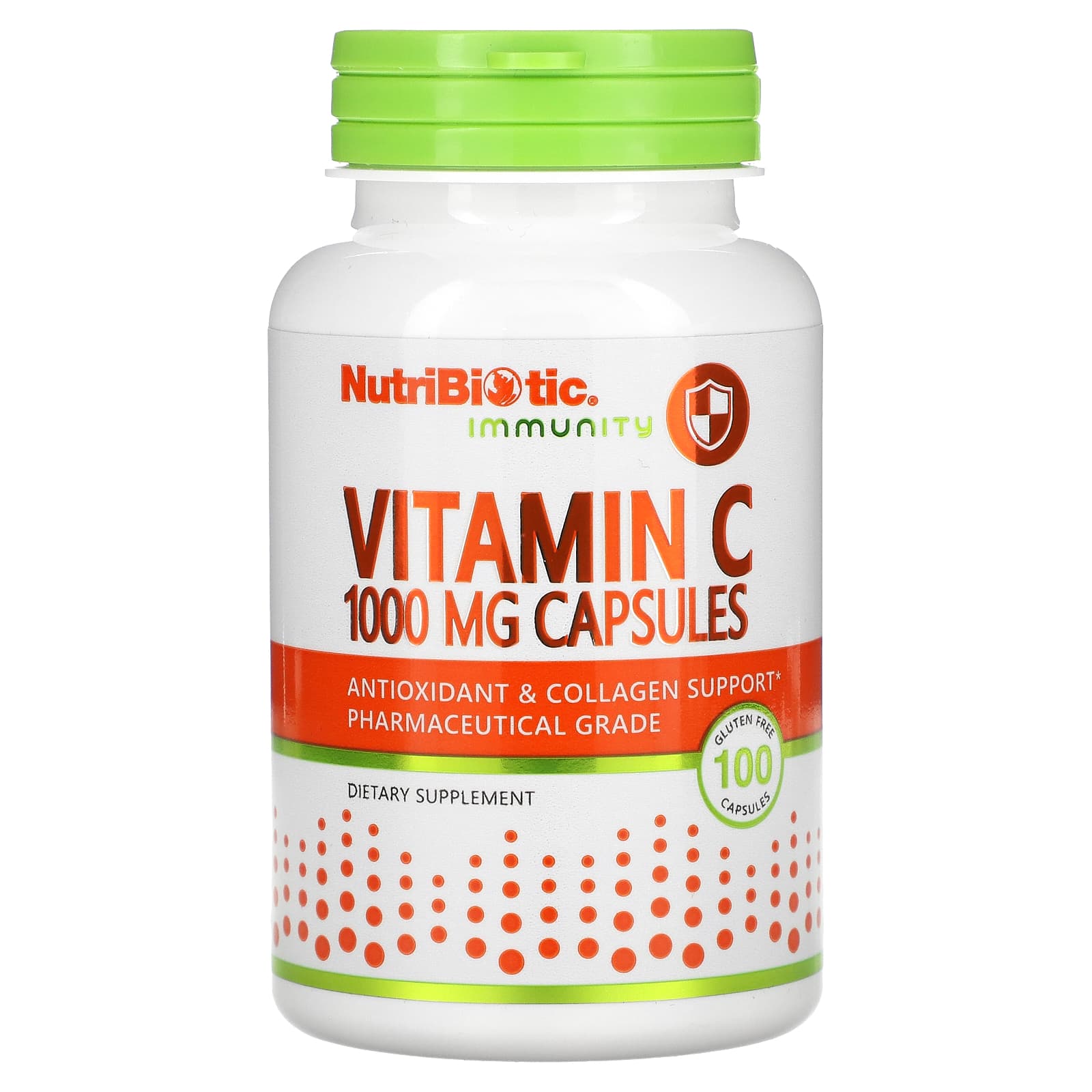 NutriBiotic, Immunity, Vitamin C, 1,000 mg, 100 Gluten Free Capsules