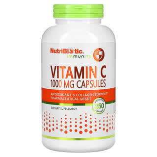 NutriBiotic, Immunity, Vitamin C, 1,000 mg, 250 Capsules