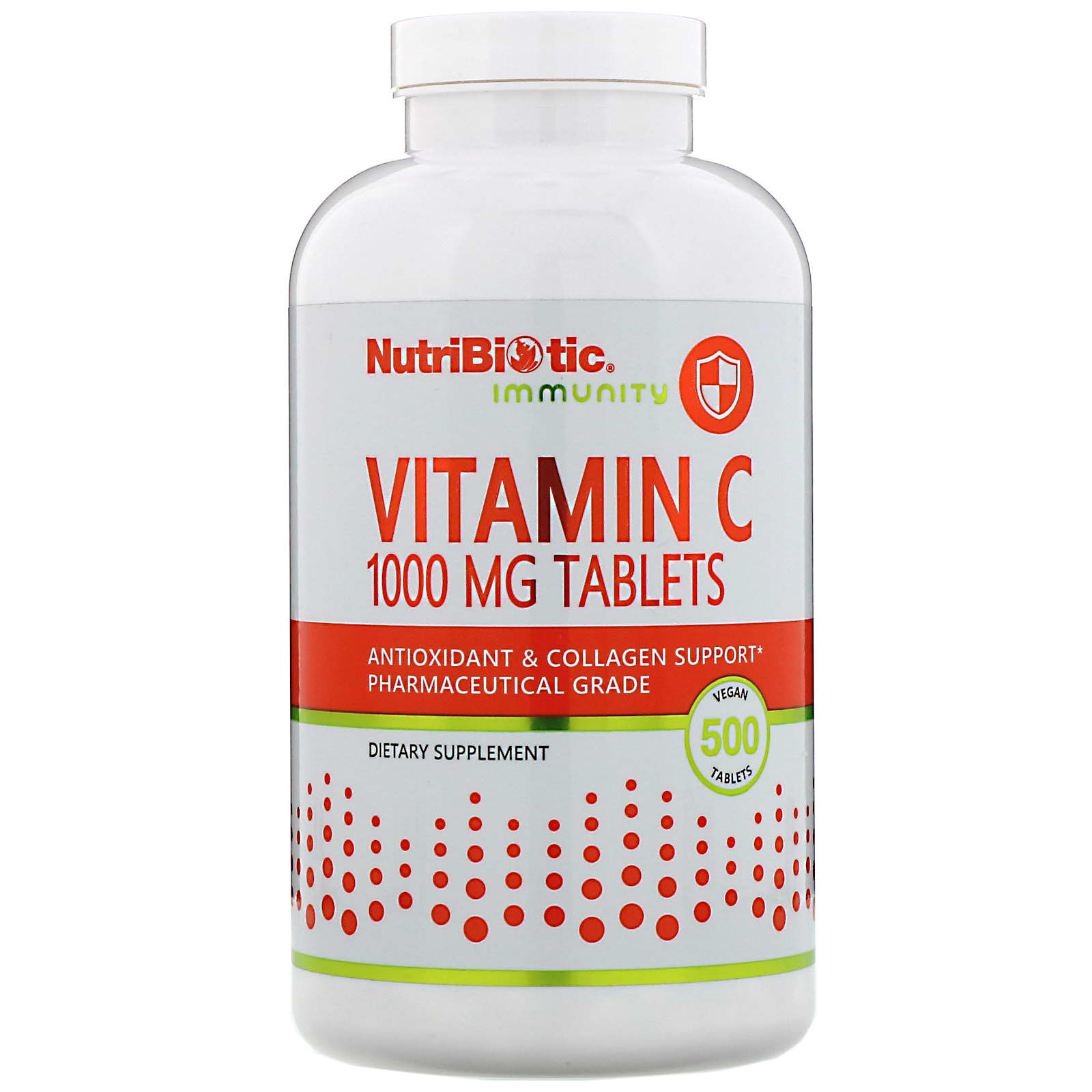Nutribiotic Immunity Vitamin C 1 000 Mg 500 Vegan Tablets