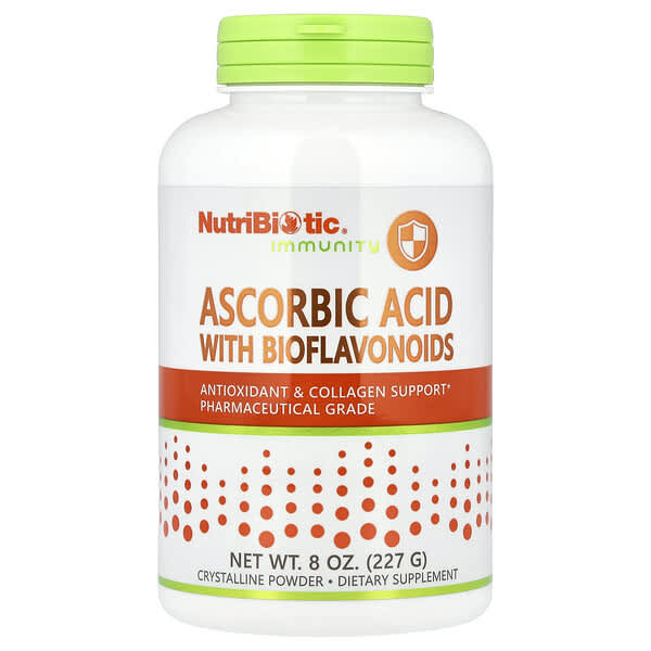 Immunity, Ascorbic Acid with Bioflavonoids, Crystalline Powder, 8 oz (227 g)