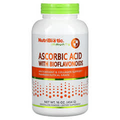 NutriBiotic, Immunity, Ascorbic Acid with Bioflavonoids, Crystalline Powder, 16 oz (454 g)