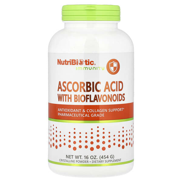 Immunity, Ascorbic Acid with Bioflavonoids, Crystalline Powder, 16 oz (454 g)