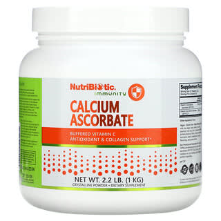 NutriBiotic, Inmunidad, Ascorbato de calcio`` 1 kg (2,2 lb)