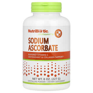 NutriBiotic, Immunité, Ascorbate de sodium, Poudre cristalline, 227 g