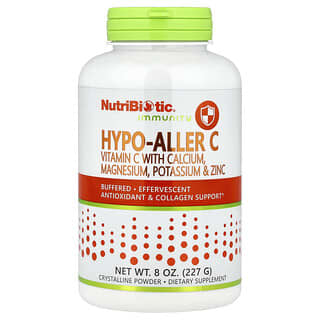 NutriBiotic, Immunity, Hypo-Aller C, Vitamin C with Calcium, Magnesium, Potassium & Zinc, 8 oz (227 g)