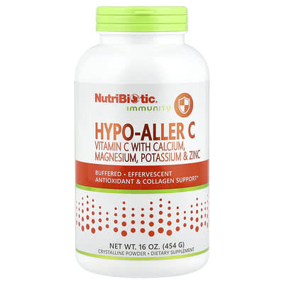 NutriBiotic, Body Defense, Hypo-Aller C Vitamin C with Calcium, Magnesium, Potassium and Zinc, 16 oz (454 g)