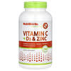 Immunity, Vitamin C + D3 & Zinc, 250 Capsules