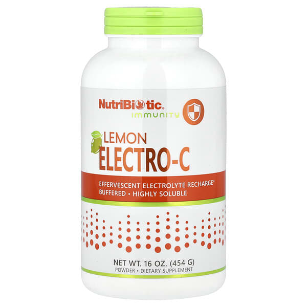 Immunity, Lemon Electro-C Powder, 16 oz (454 g)
