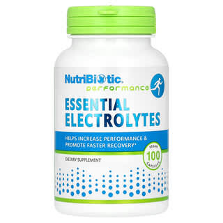 NutriBiotic, Électrolytes essentiels, Performance, 100 capsules vegan