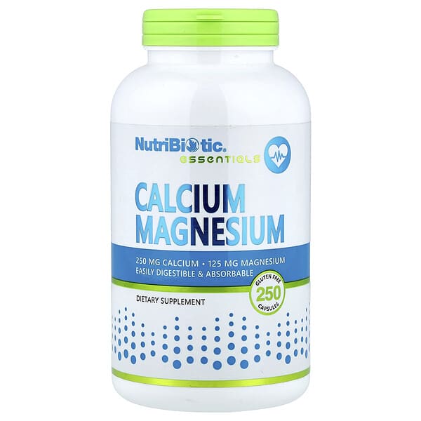 Essentials, Calcium Magnesium, 250 Capsules