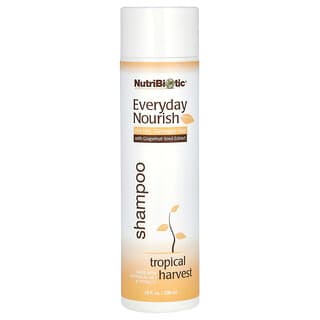 NutriBiotic, Everyday Nourish Shampoo, For Dry, Damaged Hair, Tropical Harvest, 10 fl oz (296 ml)