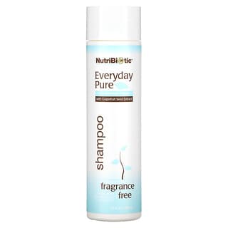 NutriBiotic, Everyday Pure Shampoo, For All Hair Types, Fragrance Free, 10 fl oz (296 ml)