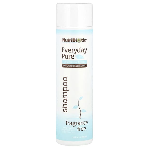 NutriBiotic, Everyday Pure Shampooing, Sans parfum, 296 ml
