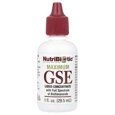 NutriBiotic, Maximum GSE, Concentrate, 1 fl oz (29.5 ml)