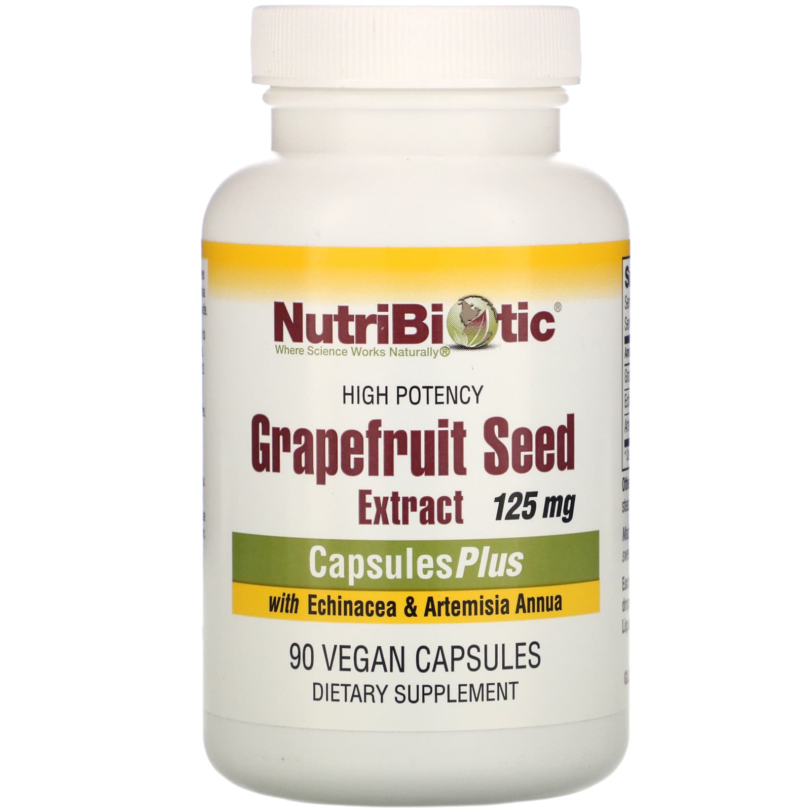 NutriBiotic, Grapefruit Seed Extract with Echinacea & Artemisia Annua