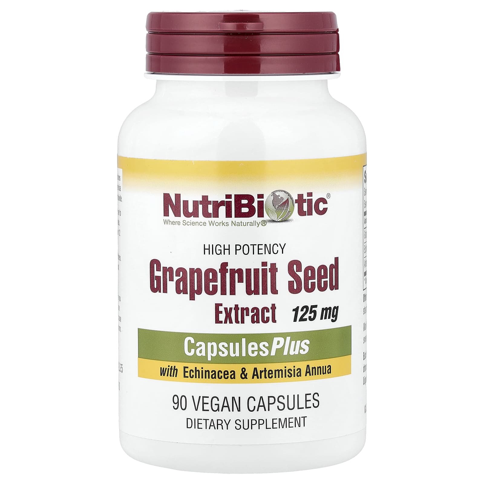 Grapefruit Seed Extract , 125 mg, 90 Vegan Capsules