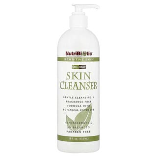 NutriBiotic（ニュートリバイオティック）, スキンクレンザー、ノンソープ、敏感肌用、無香料、473ml（16液量オンス）