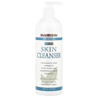 NutriBiotic, Skin Cleanser, Non-Soap, Original, Fragrance Free , 16 fl oz (473 ml)