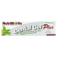 NutriBiotic, Dental Gel Plus, Truly Whitening, Wintergreen, 4.5 oz (128 g)
