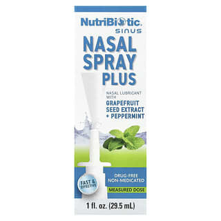 NutriBiotic, Sinus Nasal Spray Plus, спрей для носа, 29,5 мл (1 жидк. унция)