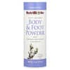 NutriBiotic, Polvo para el cuerpo y los pies con extracto de semilla de pomelo y aceite de árbol del té, Sin fragancia, 113 g (4 oz)