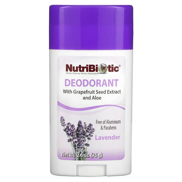 NutriBiotic, Desodorante, lavanda, 75 g (2,6 oz)