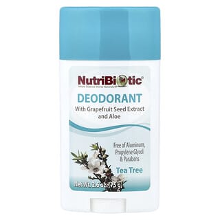 NutriBiotic, Дезодорант, чайное дерево, 75 г (2,6 унции)