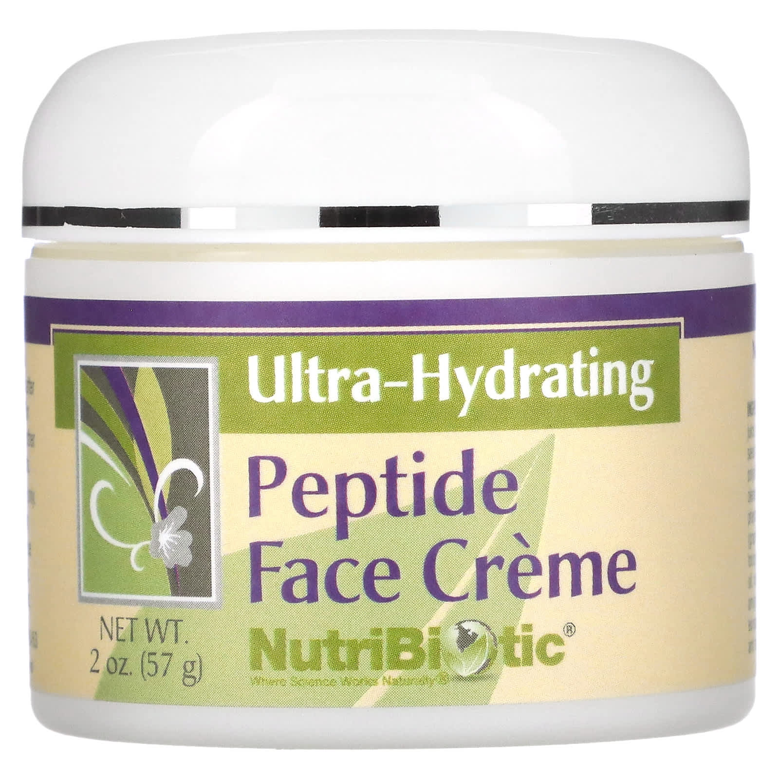 Sandalen Laster progressief NutriBiotic, Peptide Face Creme, Ultra-Hydrating, 2 oz (57 g)