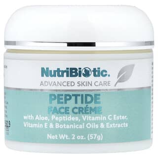 NutriBiotic, Îngrijire avansată a pielii, Cremă de față cu peptide, 2 oz (57 g)