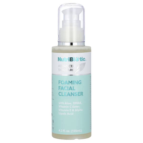 NutriBiotic, 어드밴스드 스킨 케어, 포밍 페이셜 클렌저, 125ml(4.2fl oz)