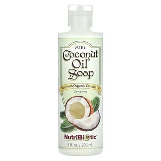 NutriBiotic, Pure Coconut Oil Soap, Seife aus reinem Kokosnussöl, duftneutral, 236 ml (8 fl. oz.)