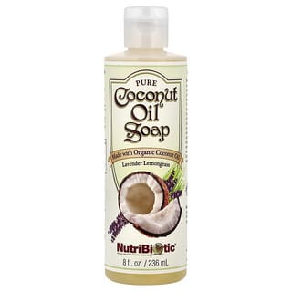 نوتريبيوتيك‏, Pure Coconut Oil Soap, Lavender Lemongrass, 8 fl oz (236 ml)