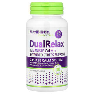 NutriBiotic, DualRelax, 30 веганских таблеток