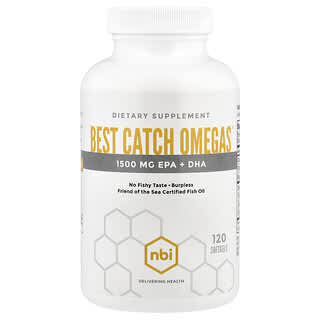 NBI Health, Best Catch Omegas®, 120 cápsulas blandas