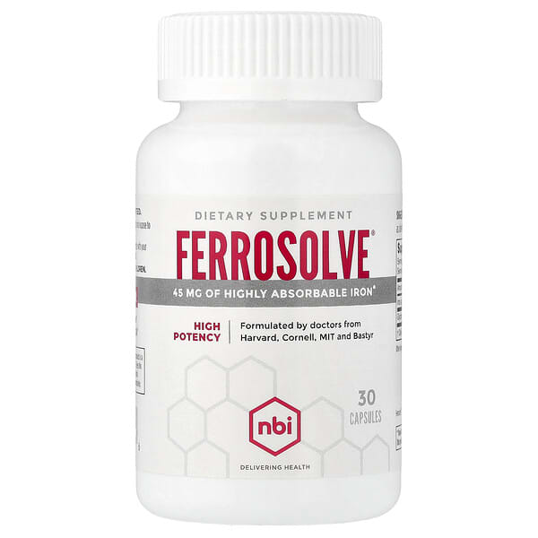 إن بي آي‏, Ferrosolve® ، 30 كبسولة