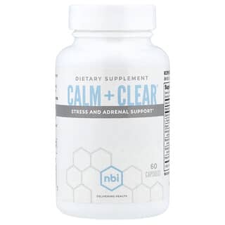 NBI Health, Calm + Clear®, Unterstützung für Stress und Nebennieren, 60 Kapseln