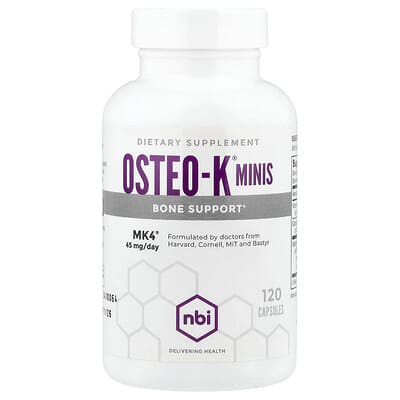 NBI, Osteo-K® Minis, 120 Capsules