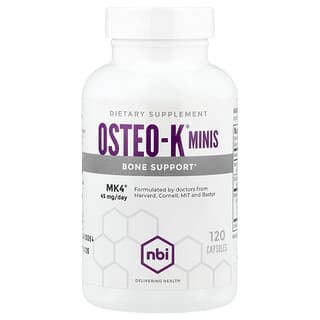 NBI Health, Osteo-K® Minis, 120 cápsulas