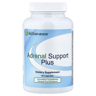 Nutra BioGenesis, Adrenal Support Plus, добавка для поддержки надпочечников, 60 капсул