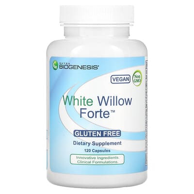 Nutra BioGenesis, White Willow Expertise, 120 Capsules