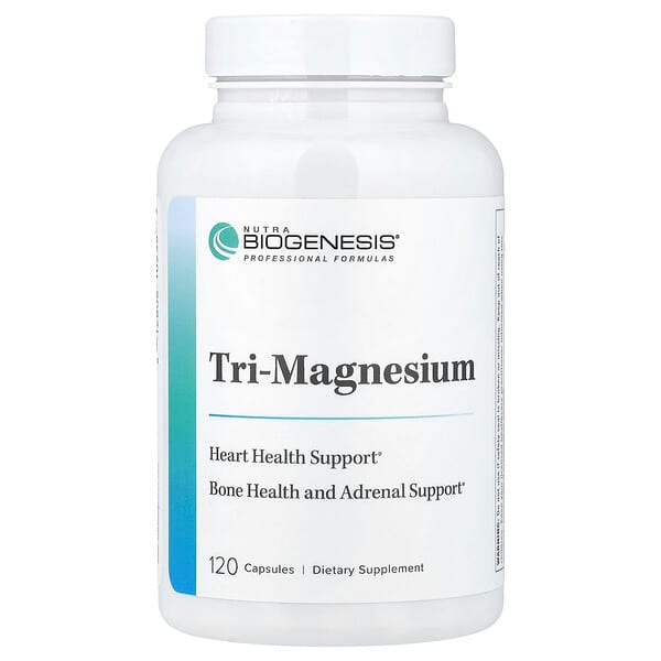 Nutra BioGenesis, Tri-Magnesium, 120 Capsules (100 mg per Capsule) — product photo 1