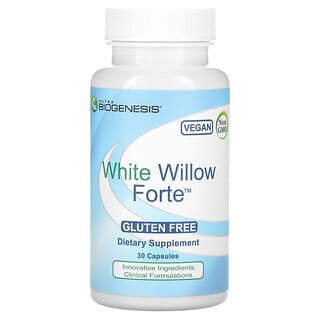 Nutra BioGenesis, White Willow Forte, 30 Kapseln